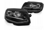 Чорні передні фари VOLKSWAGEN T6 TUBE LIGHT