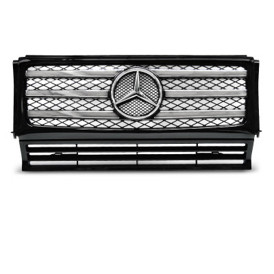 Ґрати із зіркою Mercedes W463 чорні з хромом