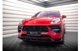 Нижній дифузор на передній бампер Porsche Macan Mk1 післярестайл