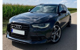 Спойлер переднього бампера Audi A6 C7 дорестайл