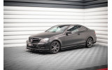 Бічні тюнінги накладки на пороги Mercedes C204 Coupe AMG-Line