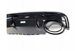 Дифузор заднього бампера з насадками в стилі RS для Audi Q7 4M з бампером S-Line
