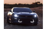 Грати в бампер Chevrolet Camaro (2016-2018 SS) 50th Anniversary led