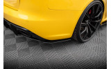 Бічні тюнінги накладки на задній бампер Street Pro Audi RS4 B8 рестайл