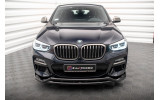 Нижня накладка на передній бампер BMW X4 G02 M-Pack вер. 2