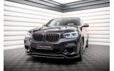 Нижня накладка на передній бампер BMW X4 G02 M-Pack вер. 2