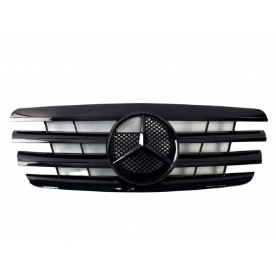 чорна решітка радіатора для Mercedes E-Class W210 (AMG стиль)