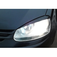 Накладки на фари (війки) VW Golf 5, Jetta 5