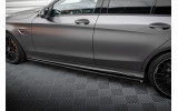 Тюнінгові накладки на бокові пороги Mercedes-AMG C63 Sedan / Estate W205 рестайл