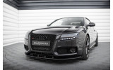 Передній дифузор на бампер Street Pro Audi S5 / A5 S-Line 8T дорестайл