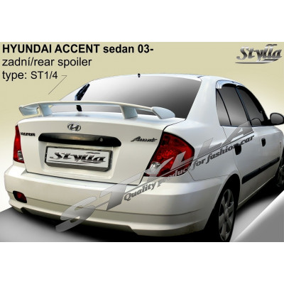 спойлер багажника високий Hyundai Accent sedan