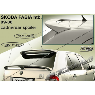 спойлер верхній Skoda Fabia MK1 хетчбек