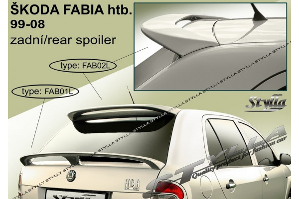 спойлер верхній Skoda Fabia MK1 хетчбек