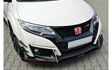 Дифузор переднього бампера Honda Civic IX Type R (вер.2)