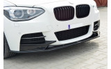 Тюнінговий дифузор переднього бампера BMW 1 F20/F21 M-Power (дорест.)