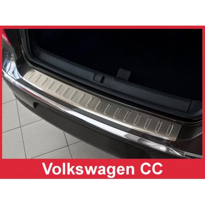 Накладка на бампер із загином Volkswagen CC