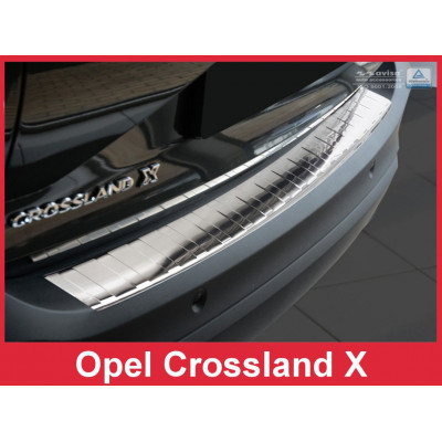 захисна накладка на бампер із ребрами Opel Crossland X (матова)