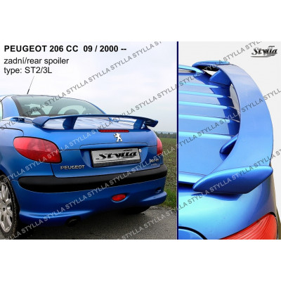 спойлер багажника Peugeot 206 CC купе/кабріо