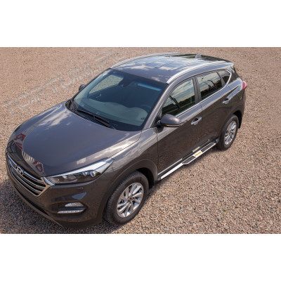 пороги (підніжки бічні) Hyundai Tucson