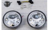 LED фари передні Land Rover Defender (хром) 55W