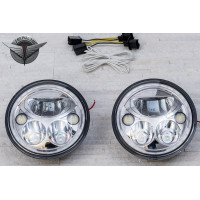LED фари передні Land Rover Defender (хром) 55W