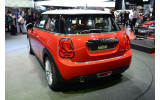 Накладка на бампер із загином Mini Cooper III F56 сталь+carbon red