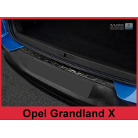 захисна накладка на бампер з ребрами Opel Grandland X (чорна)