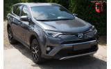 хром накладка переднього бампера Toyota Rav4