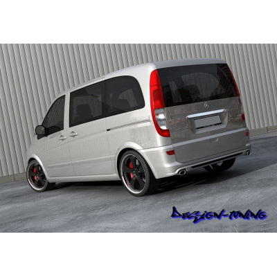 бампер задній Mercedes Vito W639 03-