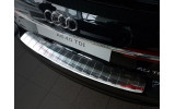 Захисна накладка заднього бампера Audi A6 C8 (Kombi) полірована
