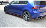 Бічні накладки на пороги Volkswagen Golf 7 рестайл R/R-Line версія