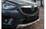 хром накладка на решітку радіатора Mazda CX-5 (дост.)