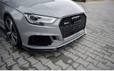 Дифузор переднього бампера Audi RS3 8V Sedan рестайл вер.1