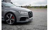 Дифузор переднього бампера Audi RS3 8V Sedan рестайл вер.1