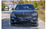 Тюнінговий дифузор переднього бампера BMW X4 M-Pack G02 дорестайл