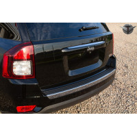 Захисна накладка на бампер Jeep Compass (ABS-пластик)