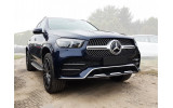 захисна накладка заднього бампера Mercedes GLE 2 W167 (Stal)