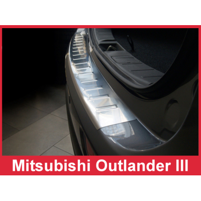 Захисна накладка на задній бампер Mitsubishi Outlander III