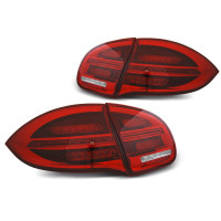 Задні тюнінгові ліхтарі PORSCHE CAYENNE 958 RED WHITE LED