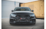 Тюнінг спліттер під передній бампер Audi RS3 8V рестайл вер.4