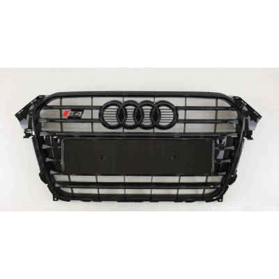 чорна решітка радіатора у стилі S-line AUDI A4 B8 рестайл