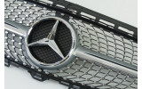 Решітка радіатора Mercedes E-Class W213 стиль Diamond сіра