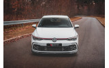 Дифузор тюнінговий під передній бампер VW Golf 8 GTI / R-Line вер.4