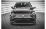 Тюнінговий спойлер під передній бампер VW Golf VIII R вер. 5