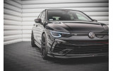 Тюнінговий спойлер під передній бампер VW Golf VIII R вер. 5