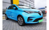 захисна планка з бортиком на задній бампер Renault Zoe рестайл, чорна