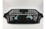 чорна решітка радіатора в передній бампер в стилі SQ7 для AUDI Q7 4M
