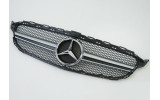 тюнінг решітка радіатора для Mercedes C-Class W205 (AMG Silver)