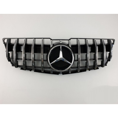 решітка радіаторна для Mercedes GLK-Class X204 (GT Chrome Black)