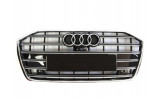 чорна з хромом грати в стилі S-Line для Audi A6 C8